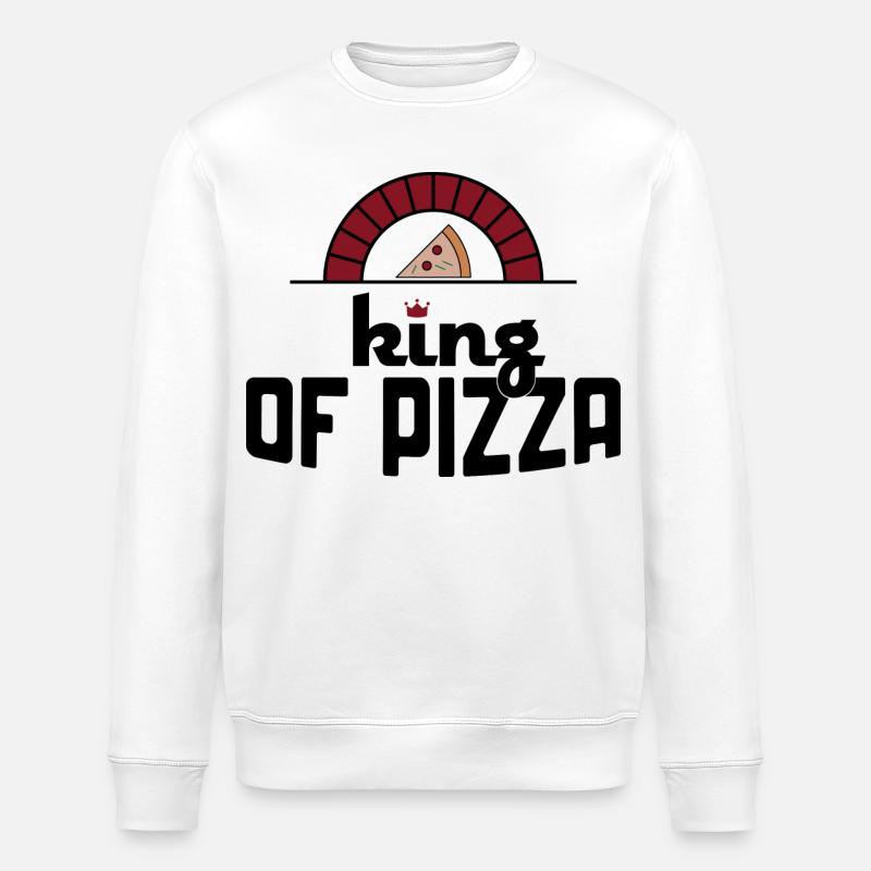 Pizza - Stanley/Stella Unisex Bio-Sweatshirt ROLLER - Weiß