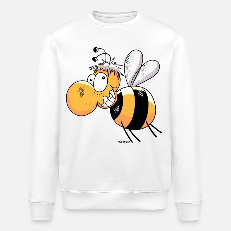 Mignon Abeille - Sweat bio ROLLER Stanley/Stella Unisexe - blanc