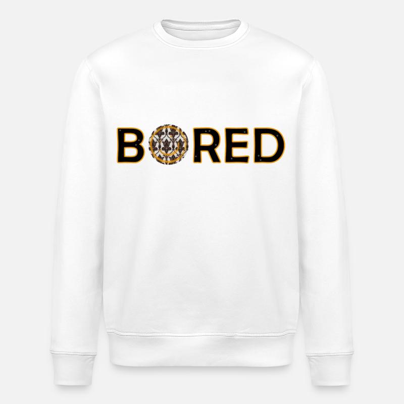 Bored - Stanley/Stella Unisex Bio-Sweatshirt ROLLER - Weiß