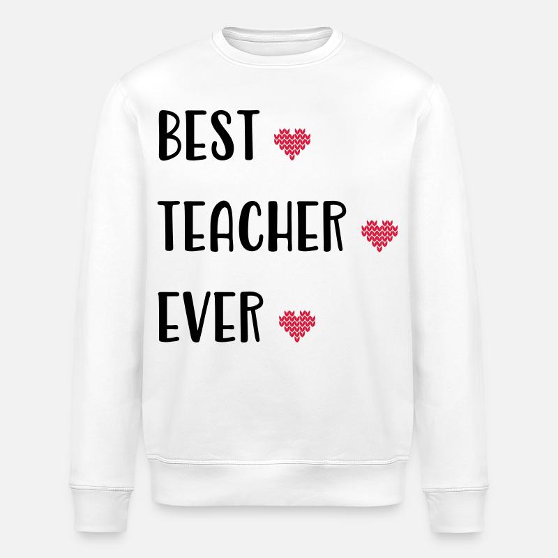 Enseignant - Sweat bio ROLLER Stanley/Stella Unisexe - blanc