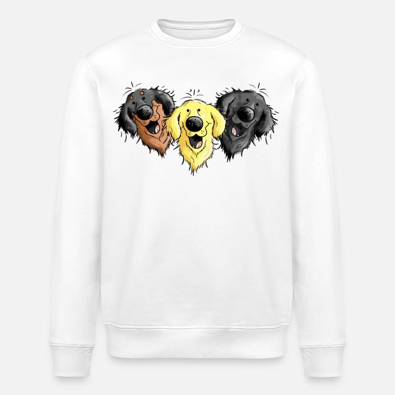 Hovawart Chiens - Sweat bio ROLLER Stanley/Stella Unisexe - blanc
