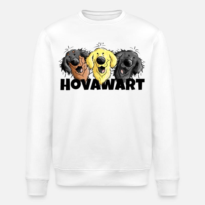Hovawart Team - Stanley/Stella Unisex Bio-Sweatshirt ROLLER - Weiß