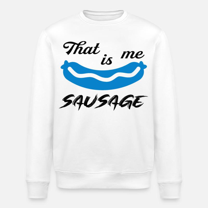 C'est moi la saucisse - Sweat bio ROLLER Stanley/Stella Unisexe - blanc
