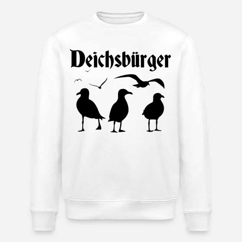 Deichsbürger - Stanley/Stella Unisex Bio-Sweatshirt ROLLER - Weiß