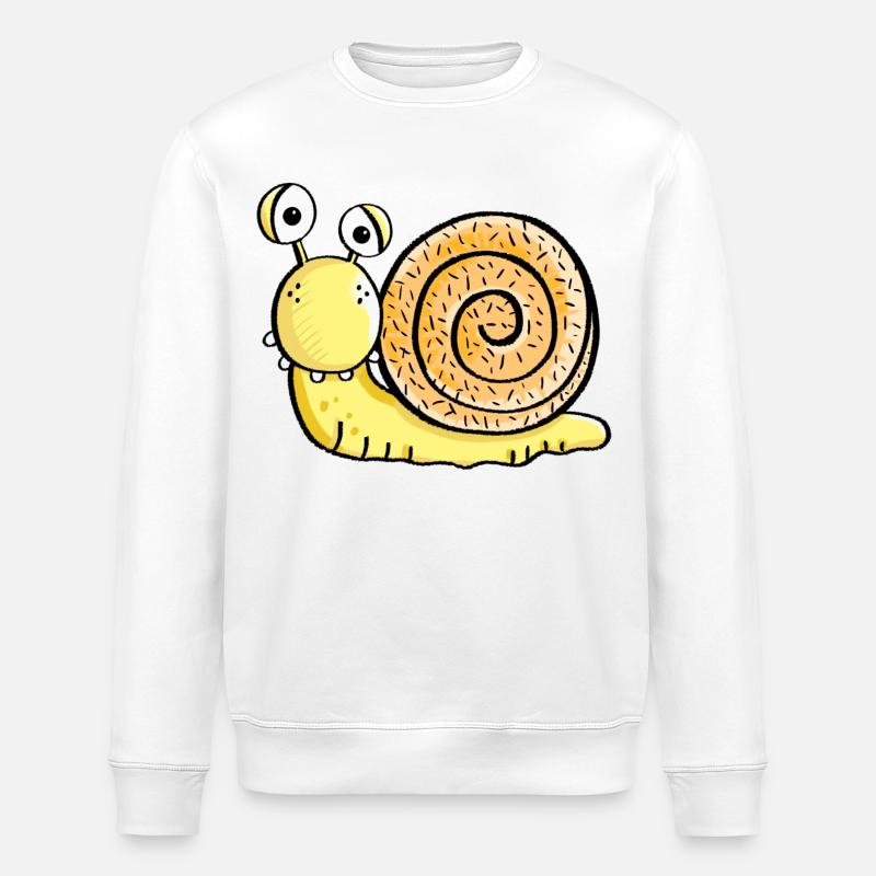 Mignon Escargot - Sweat bio ROLLER Stanley/Stella Unisexe - blanc