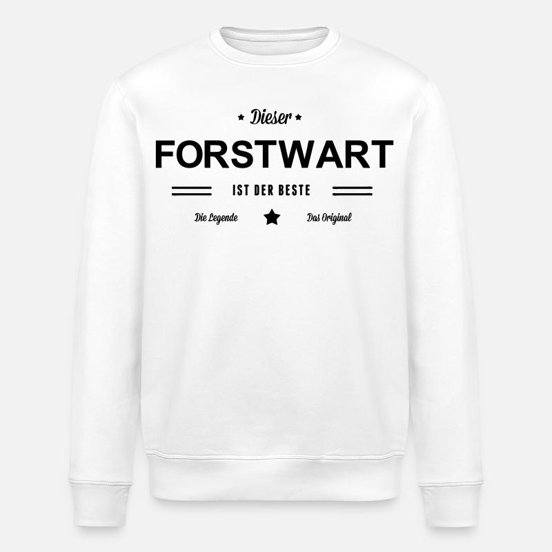 Bester Forstwart - Stanley/Stella Unisex Bio-Sweatshirt ROLLER - Weiß