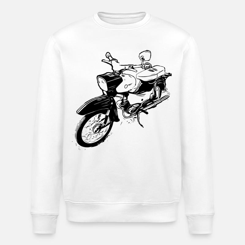 Simson Star - Stanley/Stella Unisex Bio-Sweatshirt ROLLER - Weiß