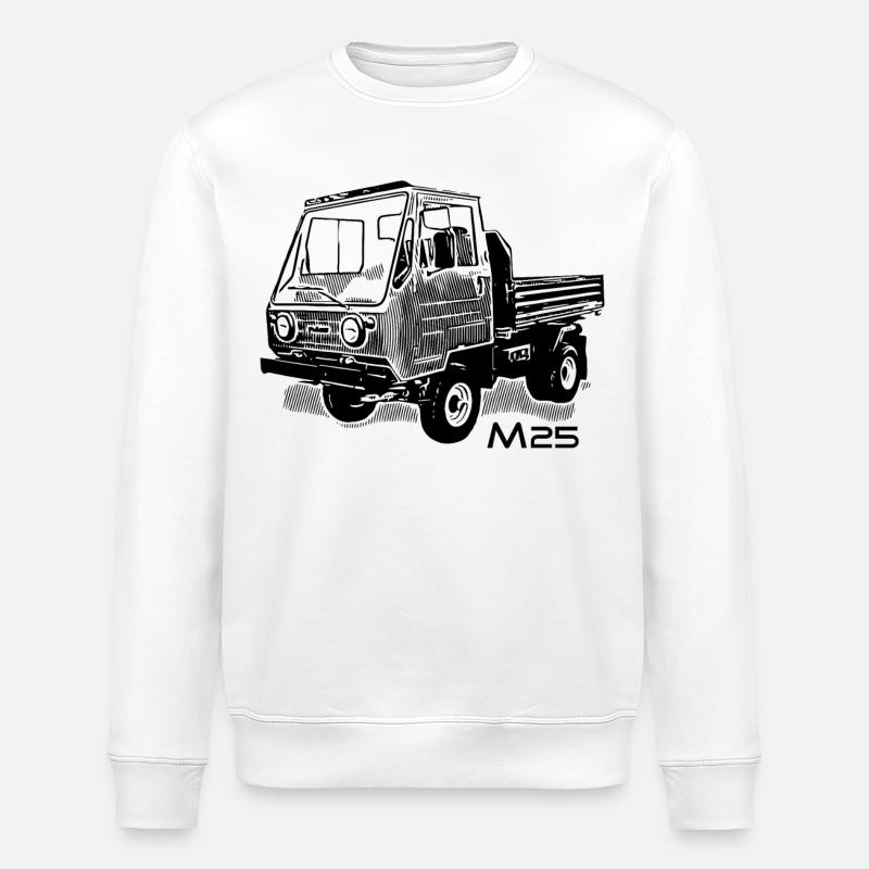 Multicar M25 - Stanley/Stella Unisex Bio-Sweatshirt ROLLER - Weiß