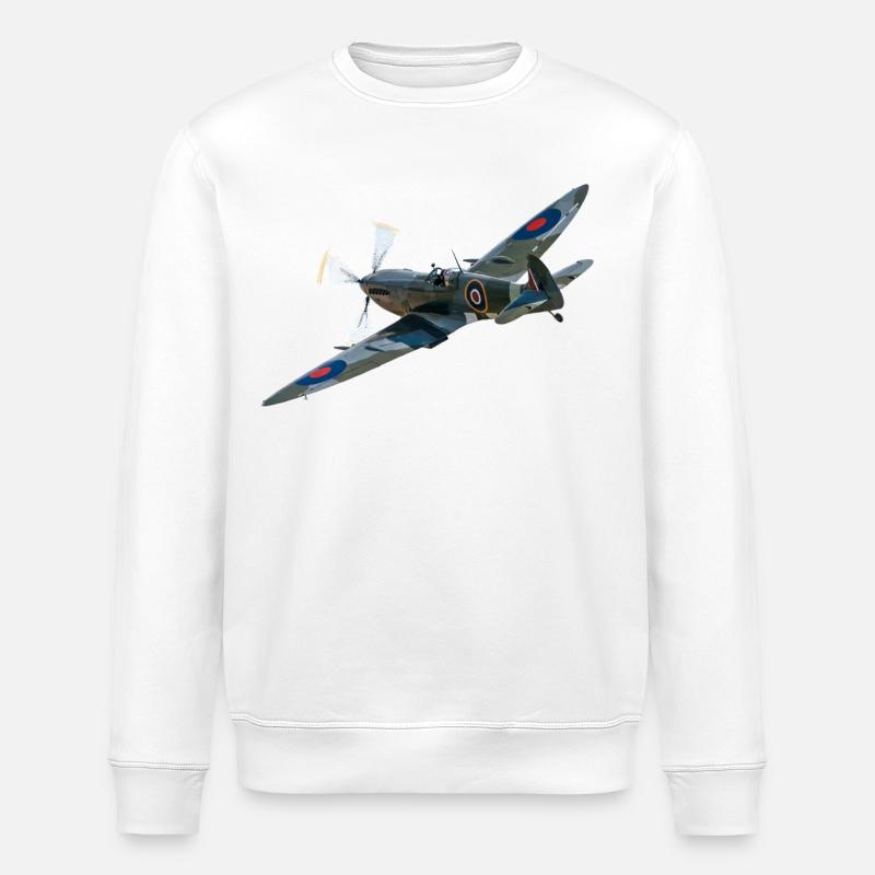 Spitfire - Stanley/Stella Unisex Bio-Sweatshirt ROLLER - Weiß