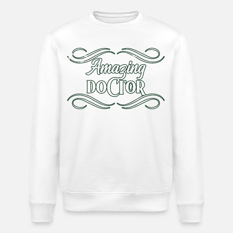 médecin - Sweat bio ROLLER Stanley/Stella Unisexe - blanc