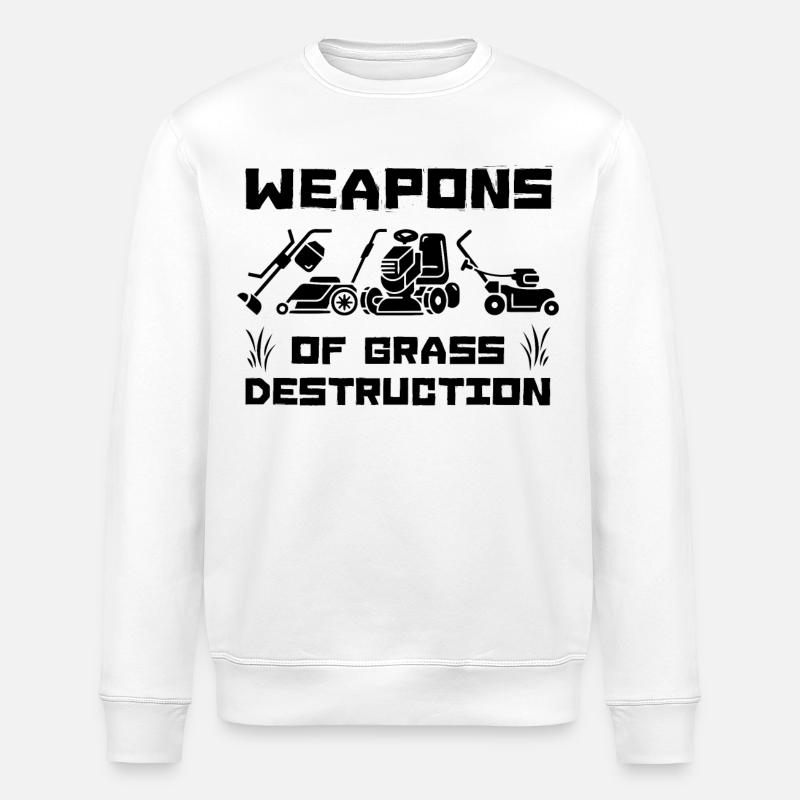 Weapons of Grass Destruction - Stanley/Stella Unisex Bio-Sweatshirt ROLLER - Weiß