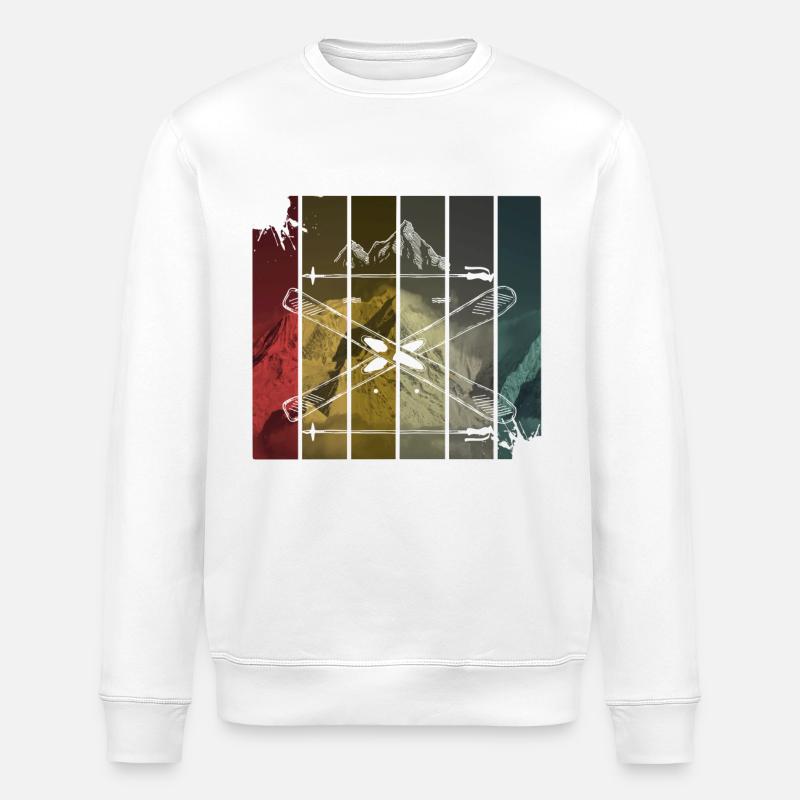 ski - Sweat bio ROLLER Stanley/Stella Unisexe - blanc