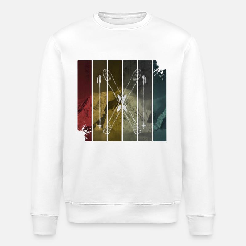 Ski - Stanley/Stella Unisex Bio-Sweatshirt ROLLER - Weiß