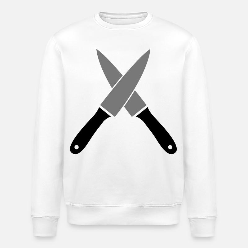 Messer - Stanley/Stella Unisex Bio-Sweatshirt ROLLER - Weiß