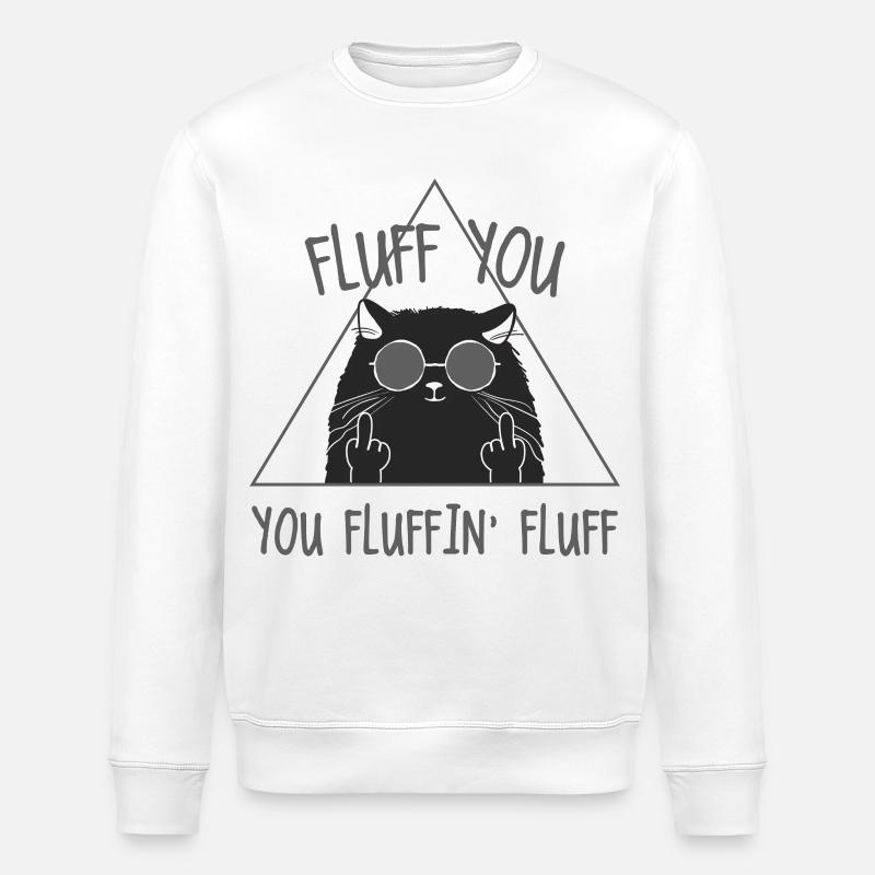 Attitude de chat, attitude drôle, - Sweat bio ROLLER Stanley/Stella Unisexe - blanc