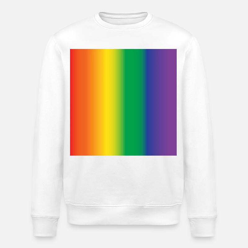 lgbt mouse pad gift idea - Stanley/Stella ROLLER Unisex Organic Sweatshirt - white