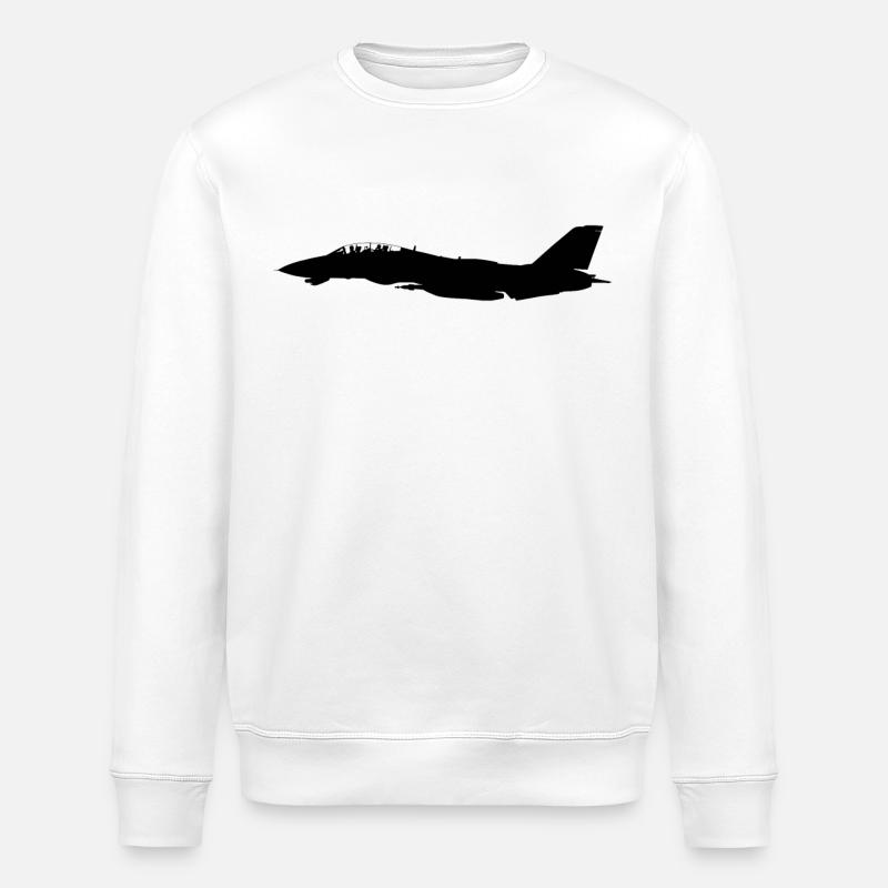 F-14 - Stanley/Stella Unisex Bio-Sweatshirt ROLLER - Weiß