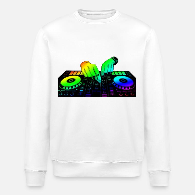 DJ - Stanley/Stella Unisex Bio-Sweatshirt ROLLER - Weiß