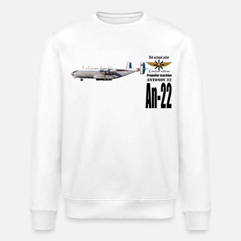 An-22 - Sweat bio ROLLER Stanley/Stella Unisexe - blanc