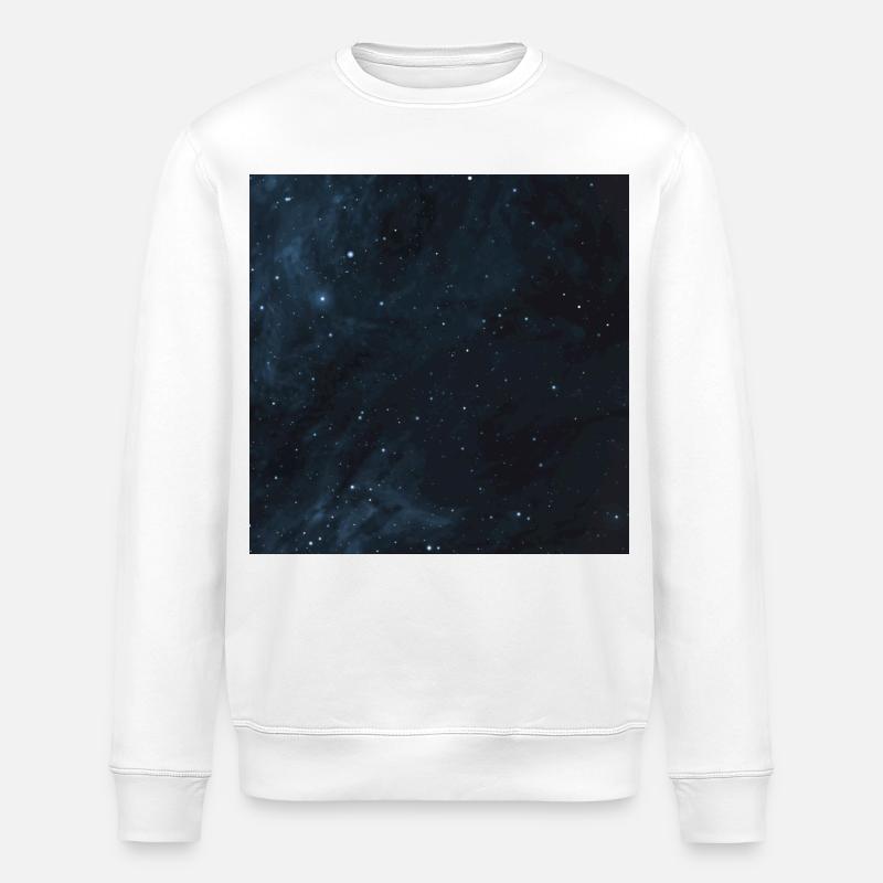 Starry sky pattern - Stanley/Stella ROLLER Unisex Organic Sweatshirt - white