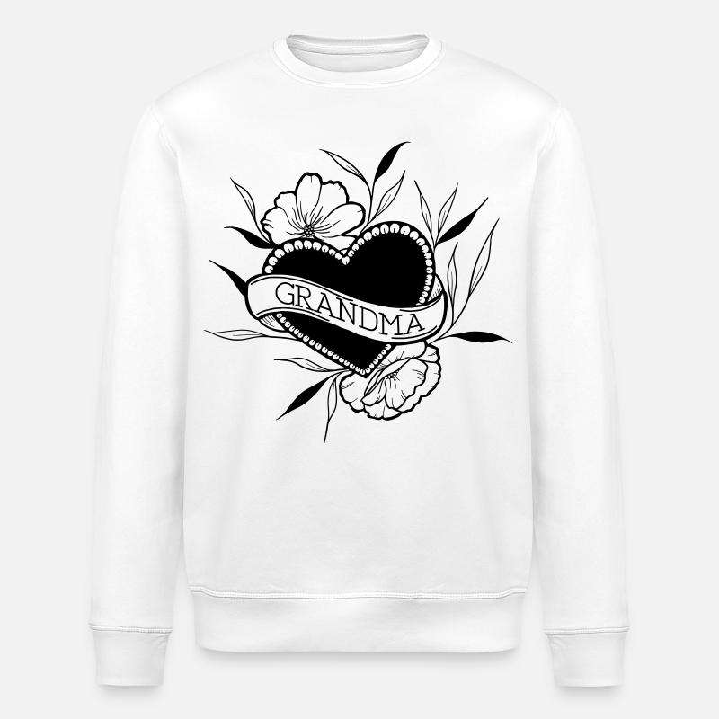 Grandma - Stanley/Stella Unisex Bio-Sweatshirt ROLLER - Weiß