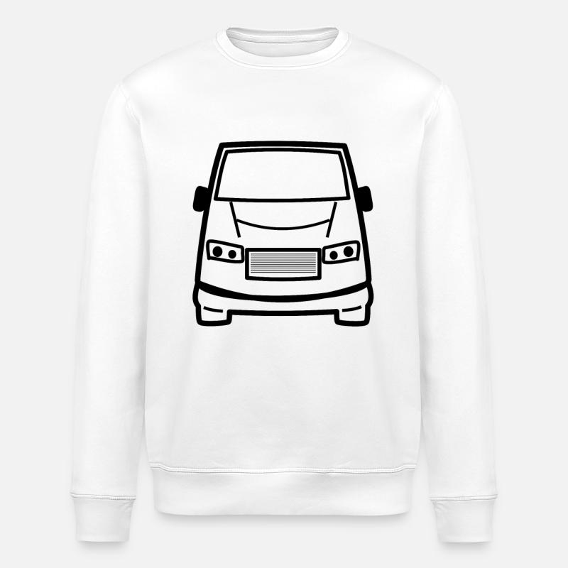 Transporter Van - Stanley/Stella Unisex Bio-Sweatshirt ROLLER - Weiß