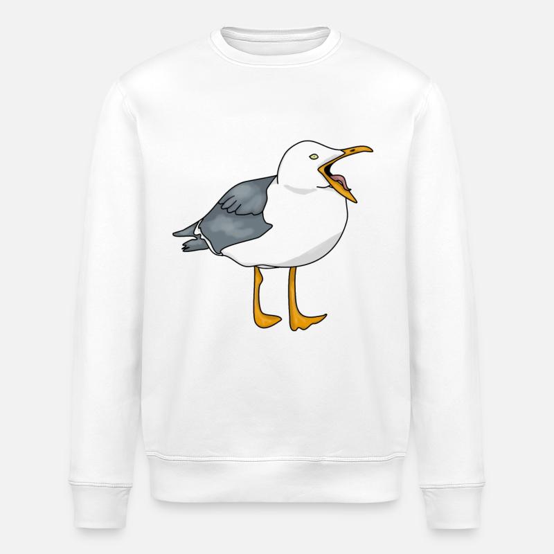 Seagull - Seagull - Sweat bio ROLLER Stanley/Stella Unisexe - blanc