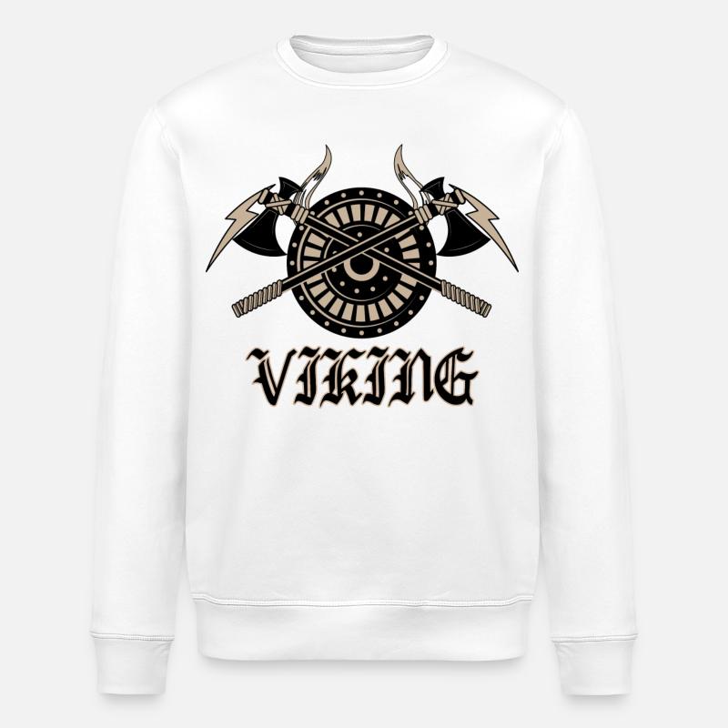 Vikings - Sweat bio ROLLER Stanley/Stella Unisexe - blanc