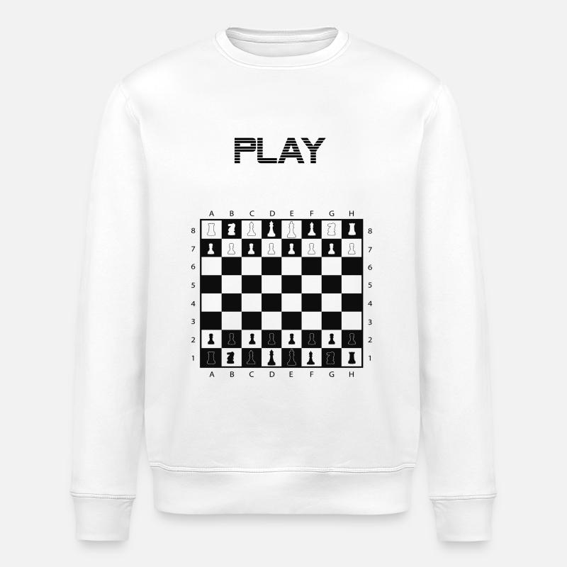 chess - Stanley/Stella Unisex Bio-Sweatshirt ROLLER - Weiß