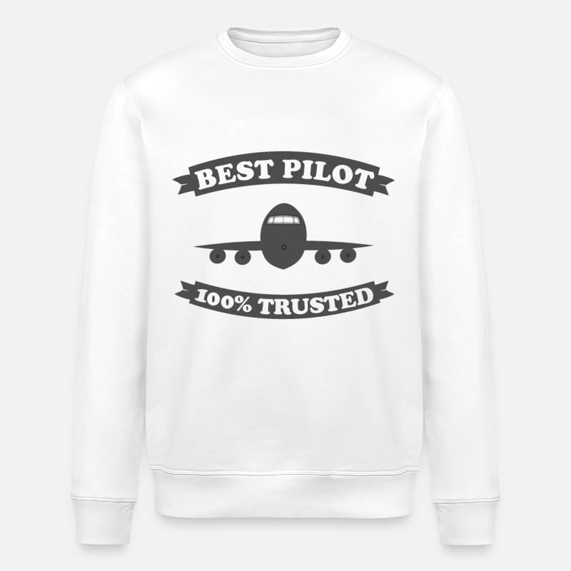 Pilot - Stanley/Stella Unisex Bio-Sweatshirt ROLLER - Weiß