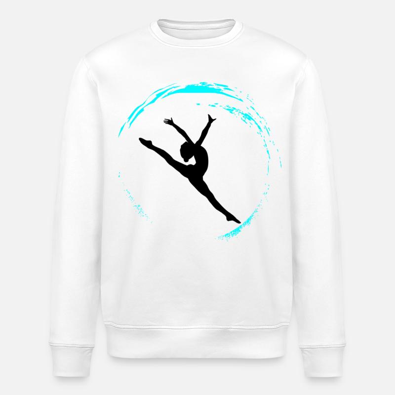 rhythmic gymnastics - Stanley/Stella Unisex Bio-Sweatshirt ROLLER - Weiß
