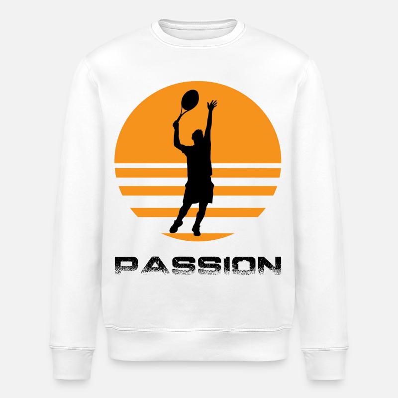 Tennis - Stanley/Stella Unisex Bio-Sweatshirt ROLLER - Weiß