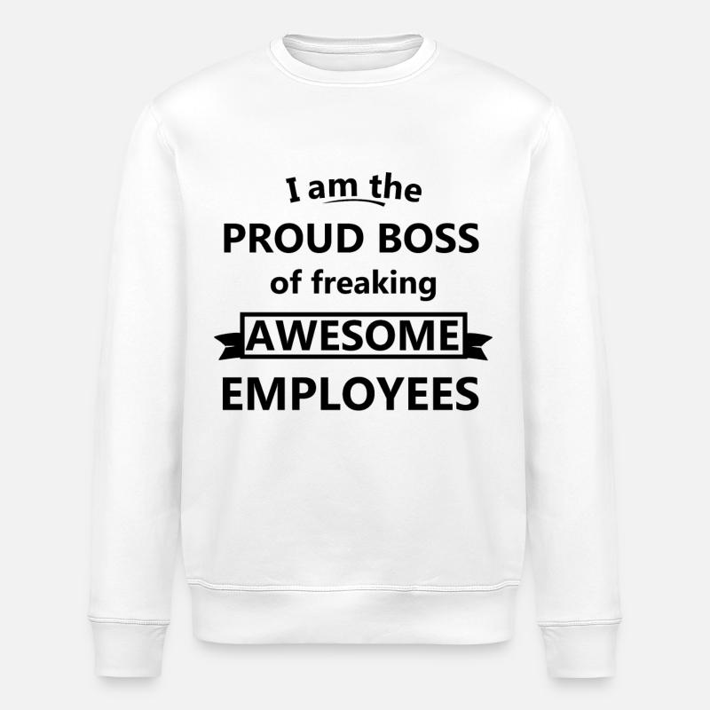 boss - Stanley/Stella ROLLER Unisex Organic Sweatshirt - white