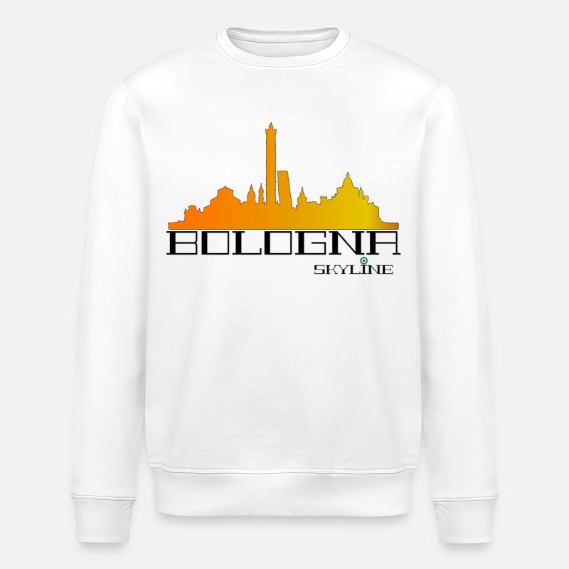 Gradient Urban Horizon - Stanley/Stella Unisex Bio-Sweatshirt ROLLER - Weiß