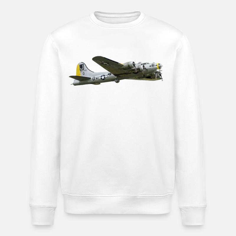 B-17 - Stanley/Stella Unisex Bio-Sweatshirt ROLLER - Weiß
