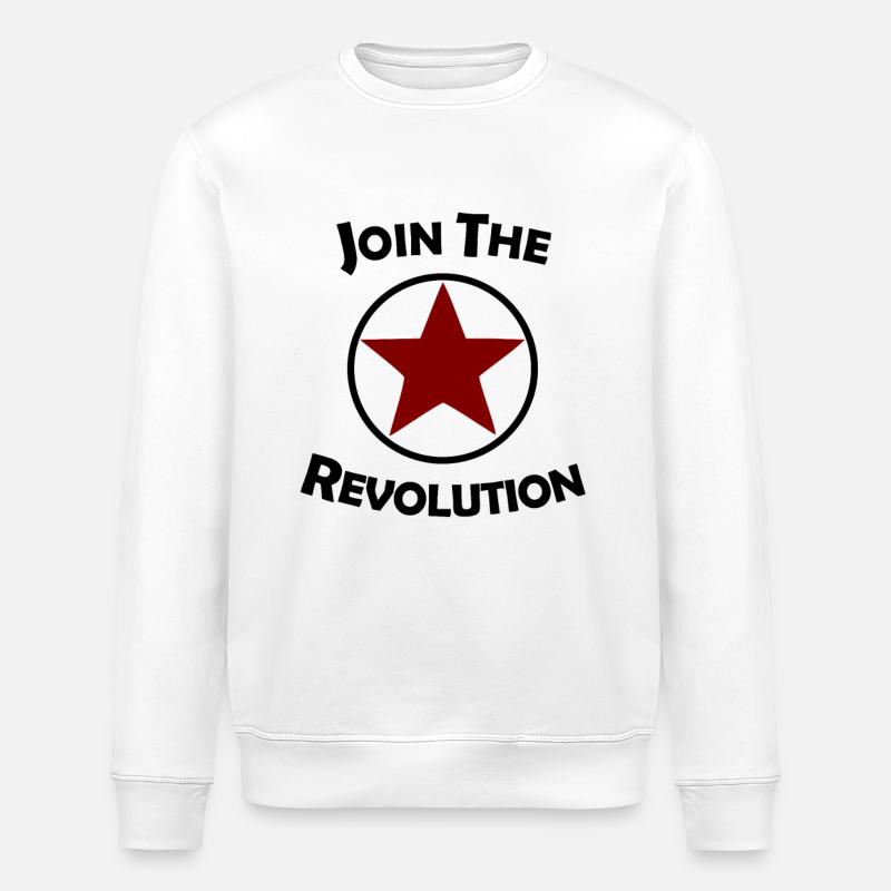 Révolution du socialisme - Sweat bio ROLLER Stanley/Stella Unisexe - blanc