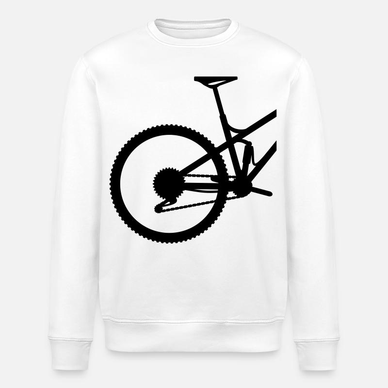 VTT arrière - Sweat bio ROLLER Stanley/Stella Unisexe - blanc