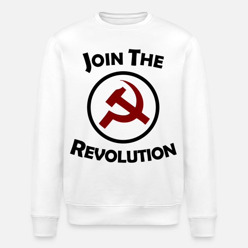 Sozialismus Revolution - Stanley/Stella Unisex Bio-Sweatshirt ROLLER - Weiß