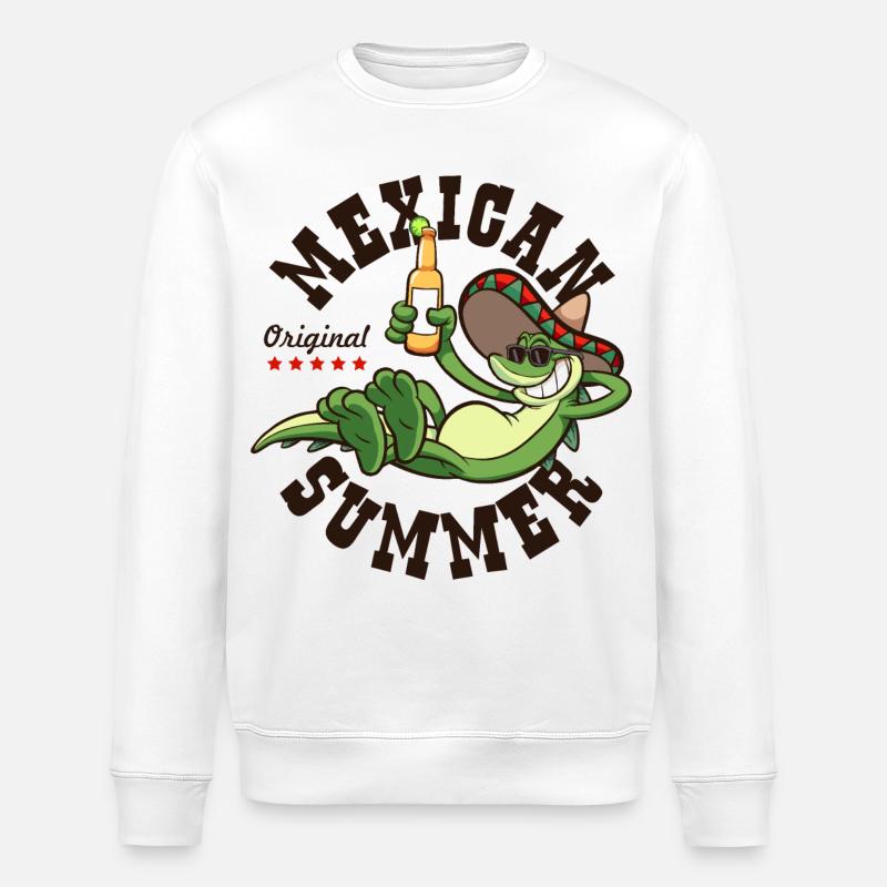 mexikanischer Sommer Mexiko - Stanley/Stella Unisex Bio-Sweatshirt ROLLER - Weiß