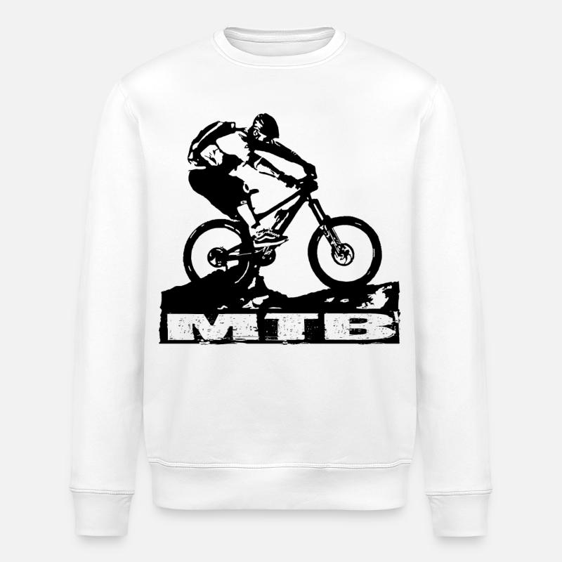 MTB - Sweat bio ROLLER Stanley/Stella Unisexe - blanc