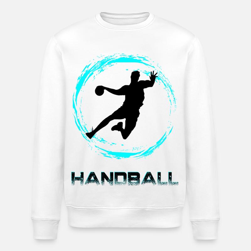 Handball - Sweat bio ROLLER Stanley/Stella Unisexe - blanc