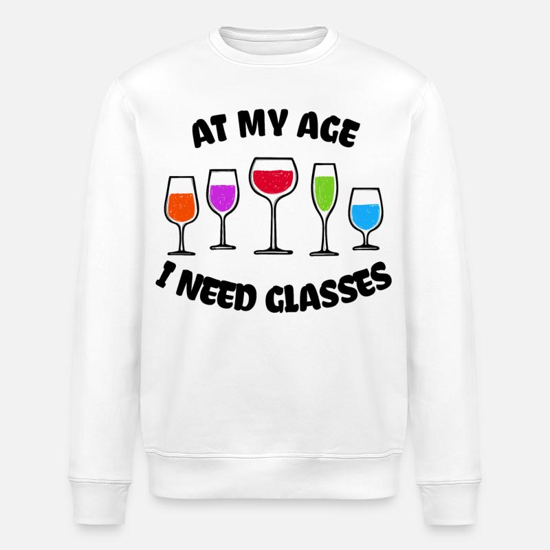Funny Joke Humorous Statement Cool - Stanley/Stella ROLLER Unisex Organic Sweatshirt - white
