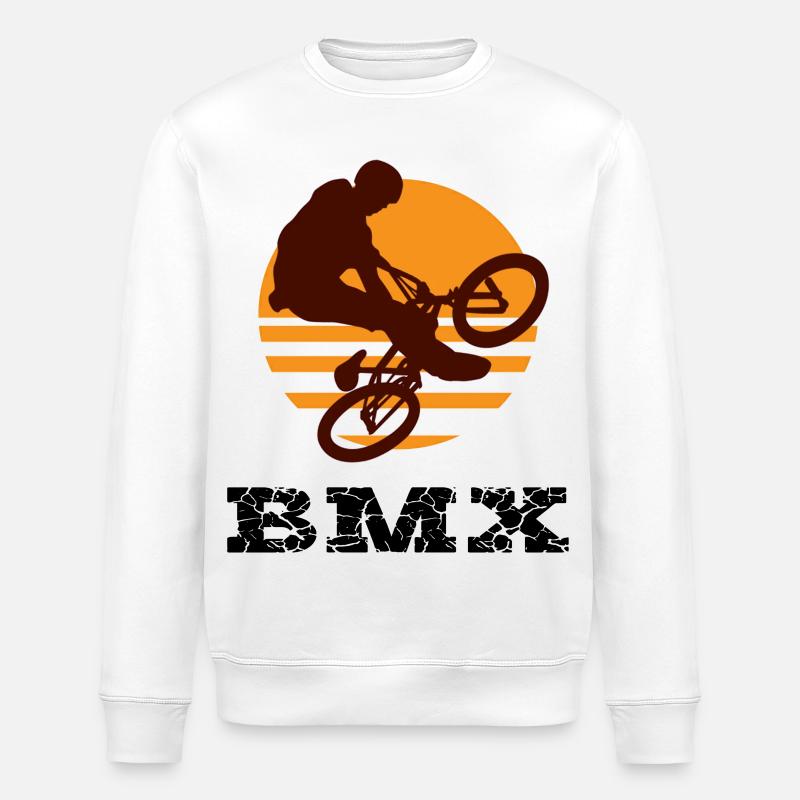 BMX - Stanley/Stella Unisex Bio-Sweatshirt ROLLER - Weiß