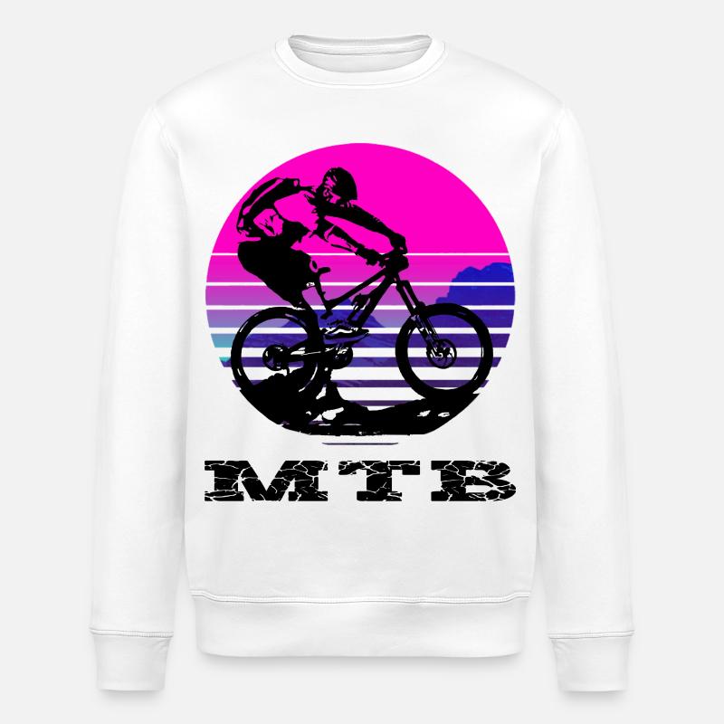 VTT - Sweat bio ROLLER Stanley/Stella Unisexe - blanc