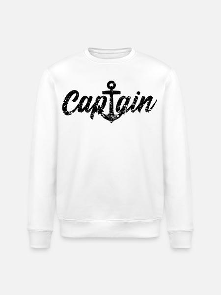 Capitaine capitaine - Sweat bio ROLLER Stanley/Stella Unisexe - blanc