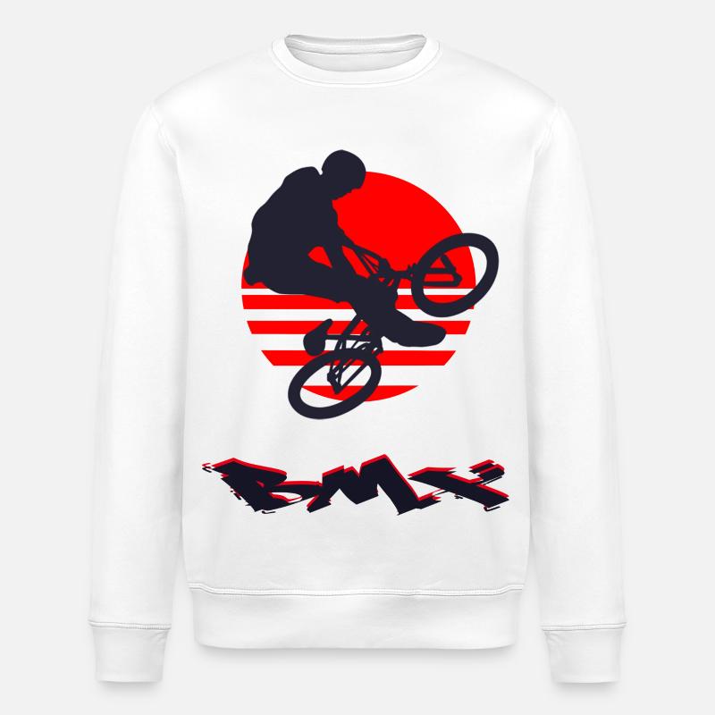 BMX - Stanley/Stella ROLLER Unisex Organic Sweatshirt - white