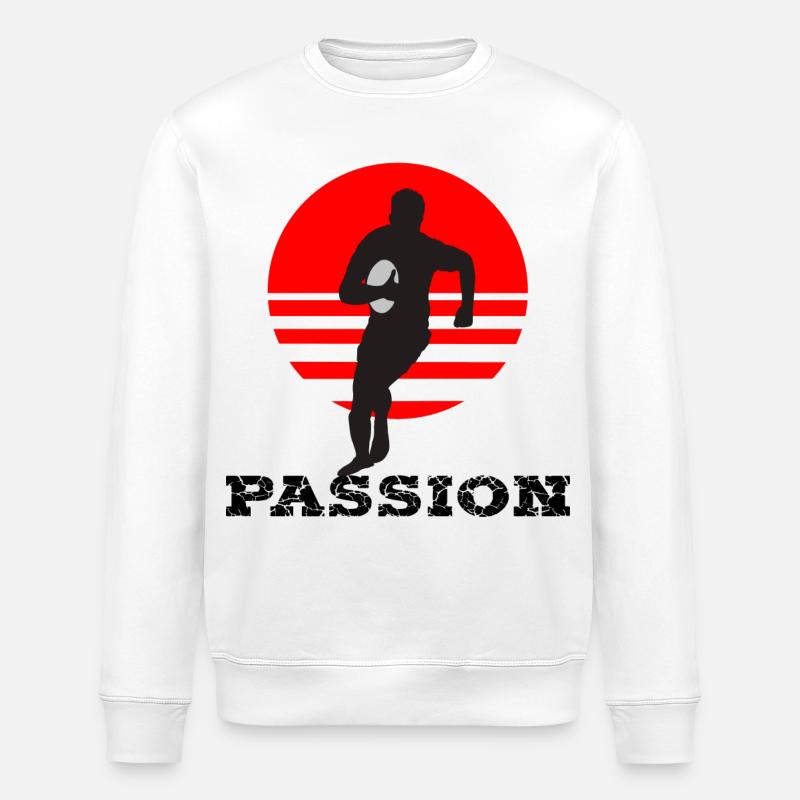 rugby - Stanley/Stella ROLLER Unisex Organic Sweatshirt - white