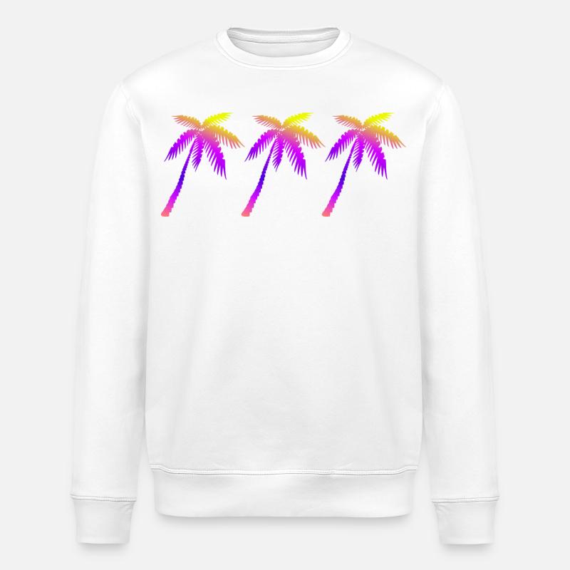 Palmen - Stanley/Stella Unisex Bio-Sweatshirt ROLLER - Weiß