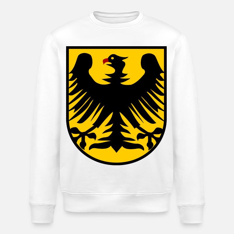 Der deutsche Adler - Stanley/Stella Unisex Bio-Sweatshirt ROLLER - Weiß