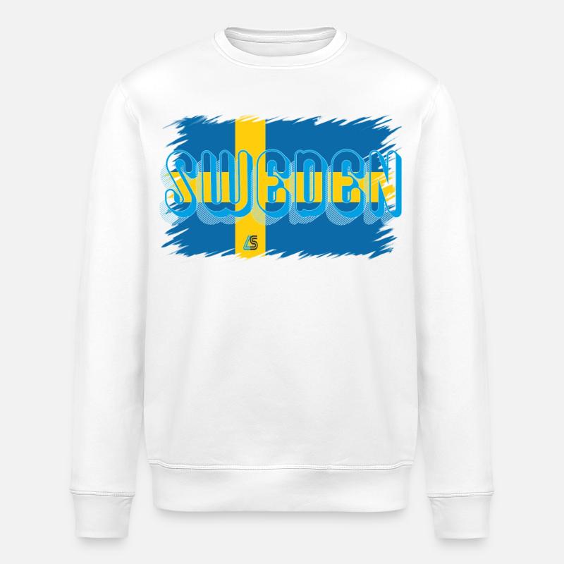 Schweden - Stanley/Stella Unisex Bio-Sweatshirt ROLLER - Weiß